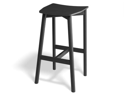 Andi Backless Bar Stool - Black
