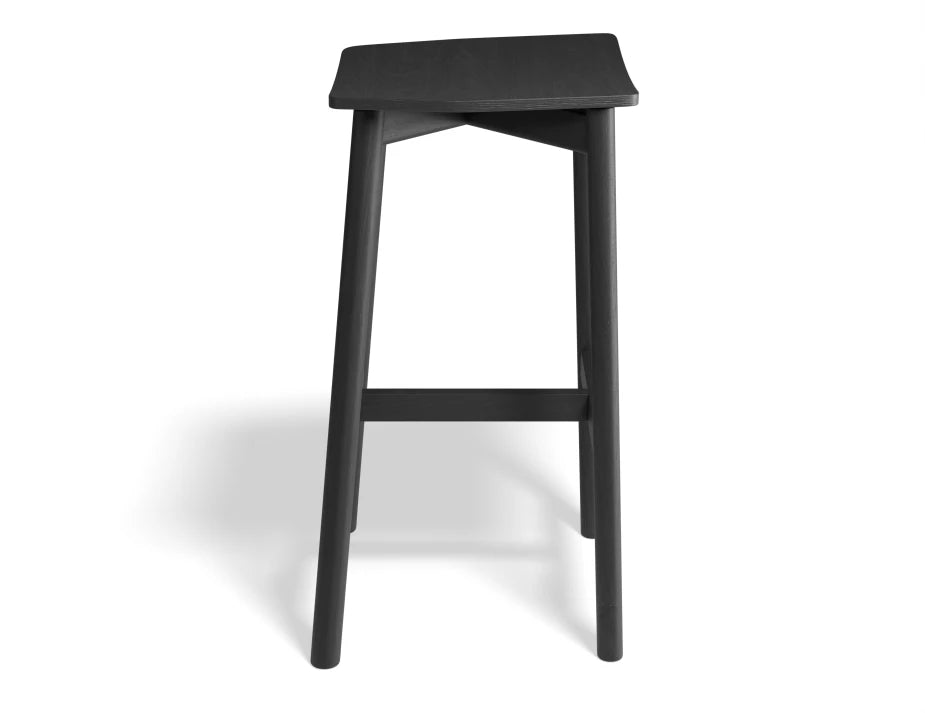 Andi Backless Bar Stool - Black
