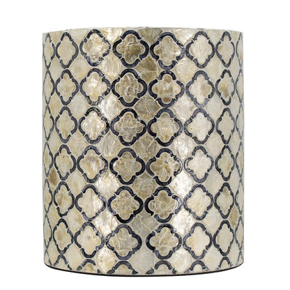 Anouk Natural Sea Shell Round Stool 40cm