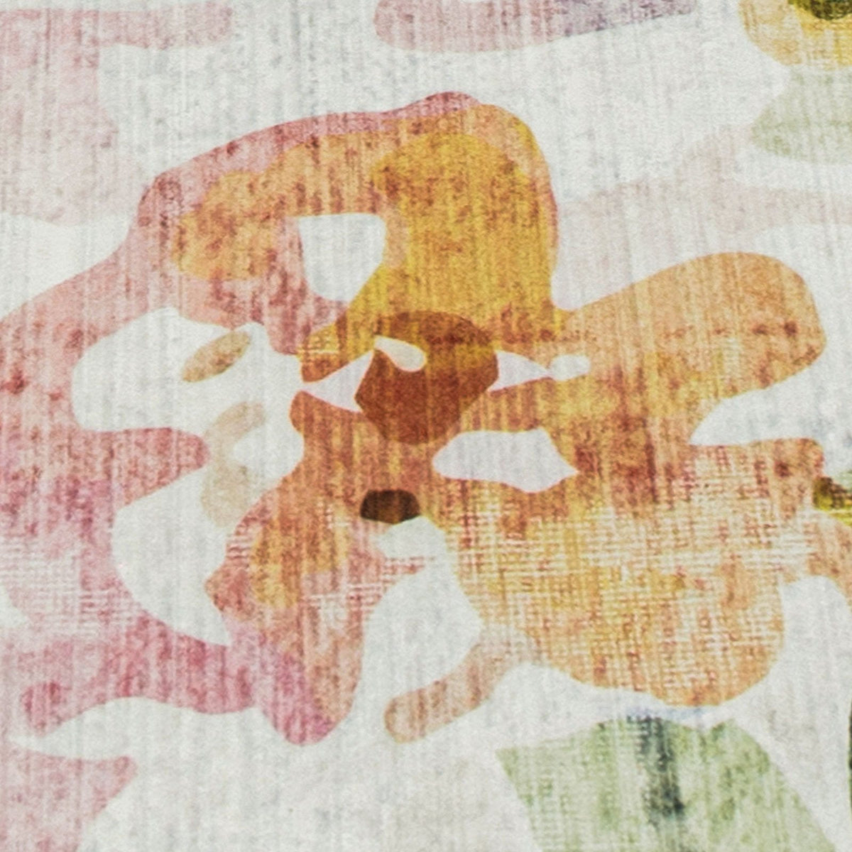 Arcadia Tropical Floral Washable Rug - Green & Pink