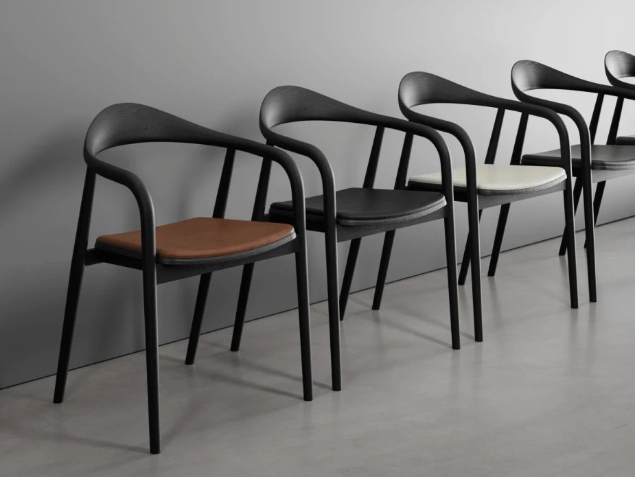 Arki Armchair - Black Ash with Pad