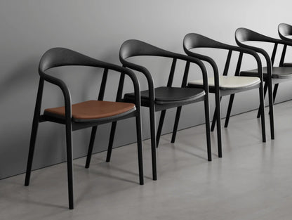Arki Armchair - Black Ash with Pad