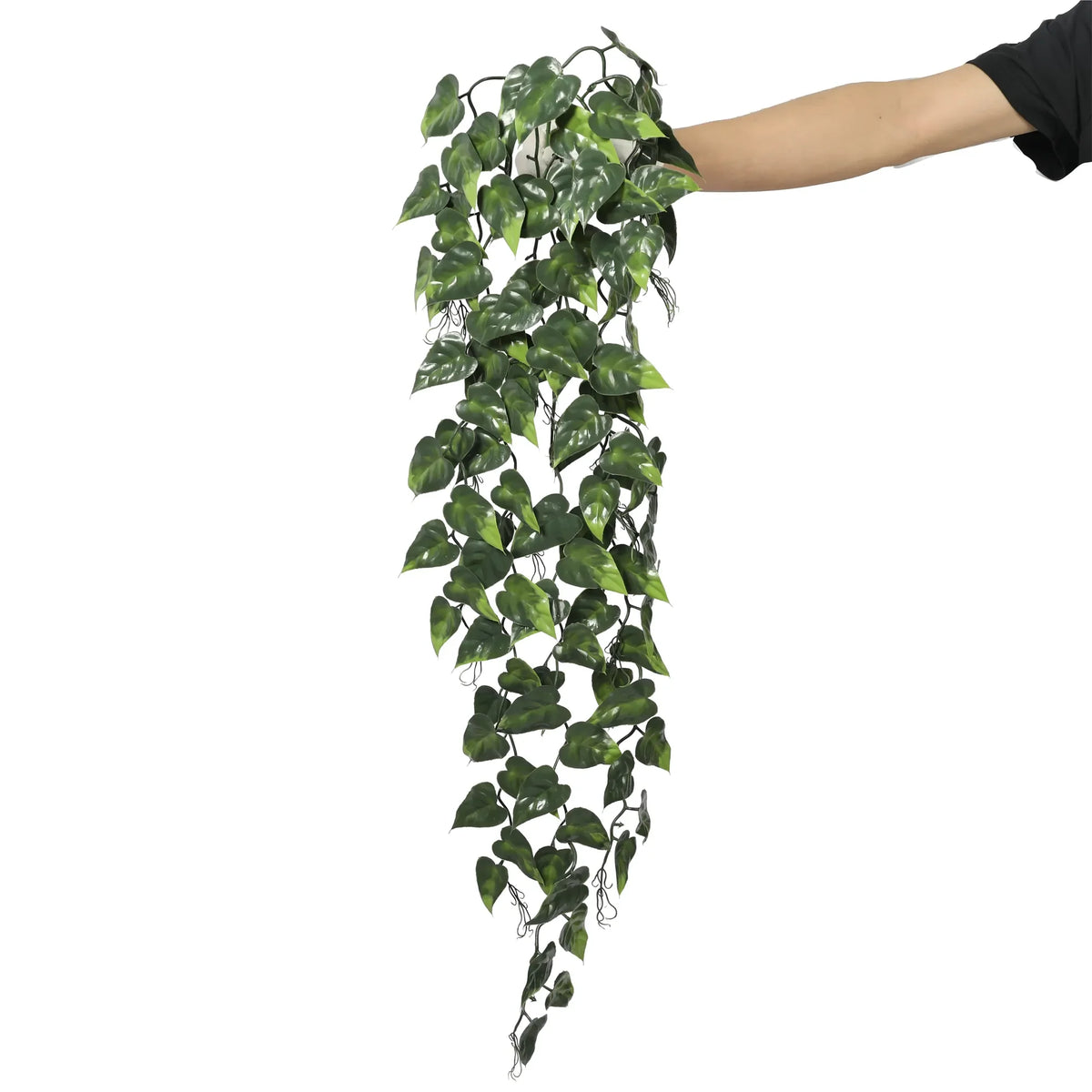 Hanging Artificial Pothos / Philodendron Plant UV Resistant 85cm - Image 2