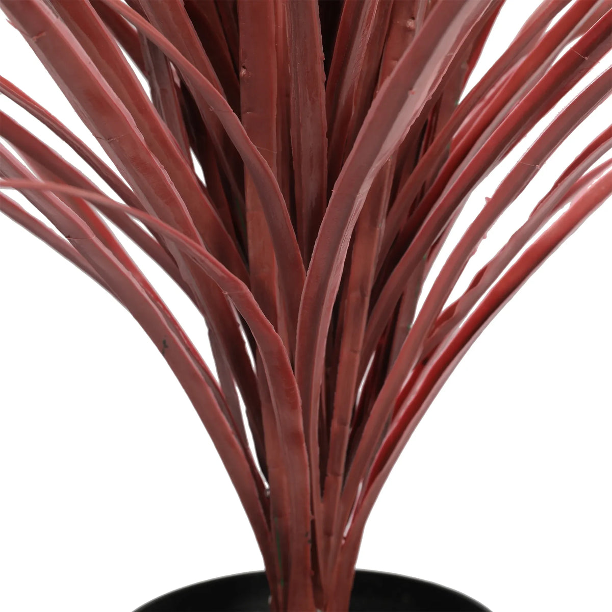 Burgundy Potted Artificial Long Grass (Yucca Grass) 115cm UV Resistant - Image 4