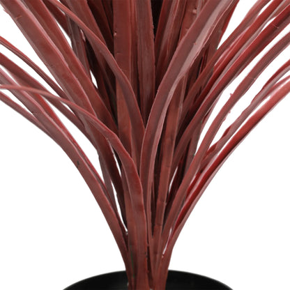 Burgundy Potted Artificial Long Grass (Yucca Grass) 115cm UV Resistant - Image 4