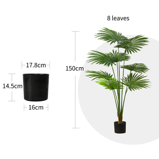 Artificial Fan Palm Tree