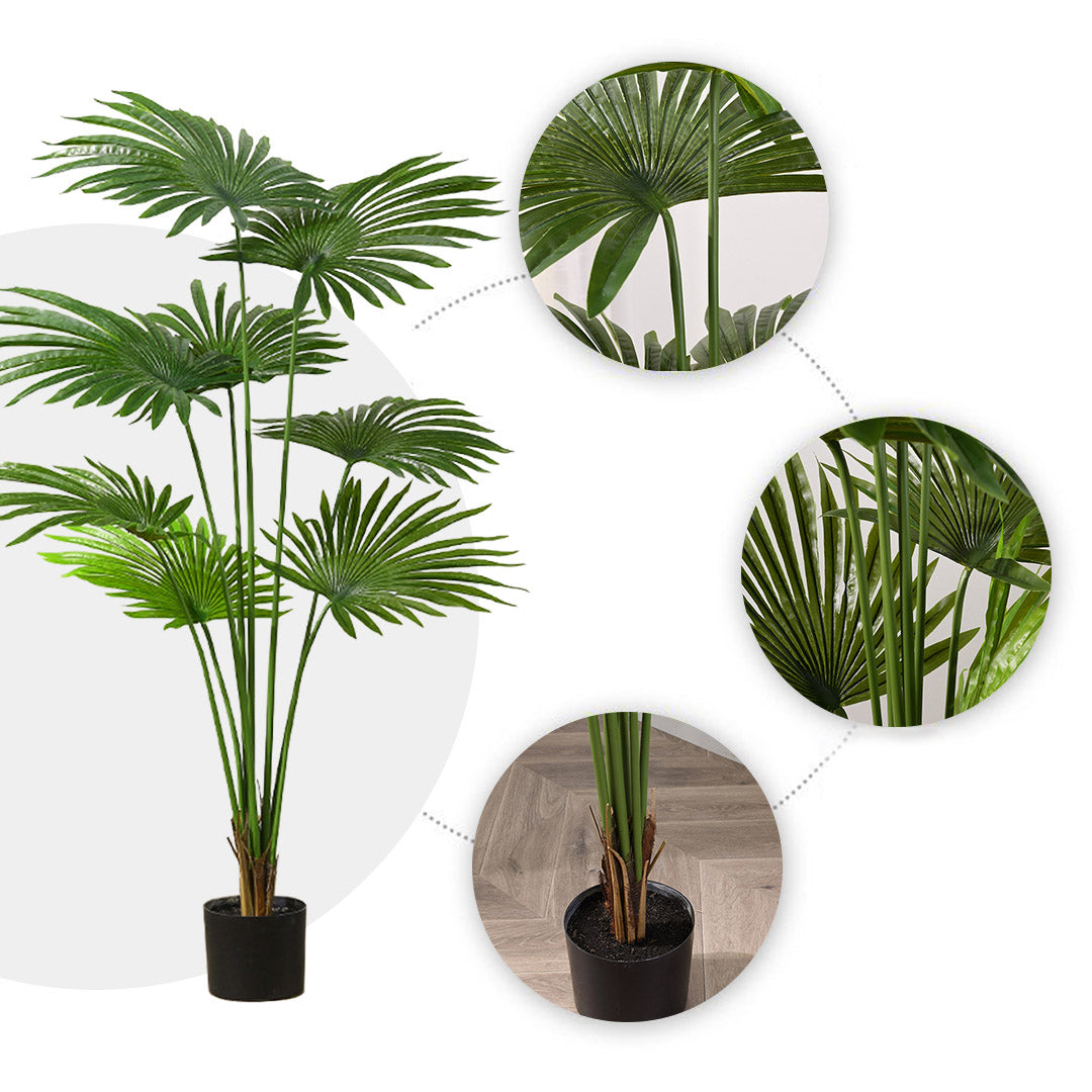 Artificial Fan Palm Tree