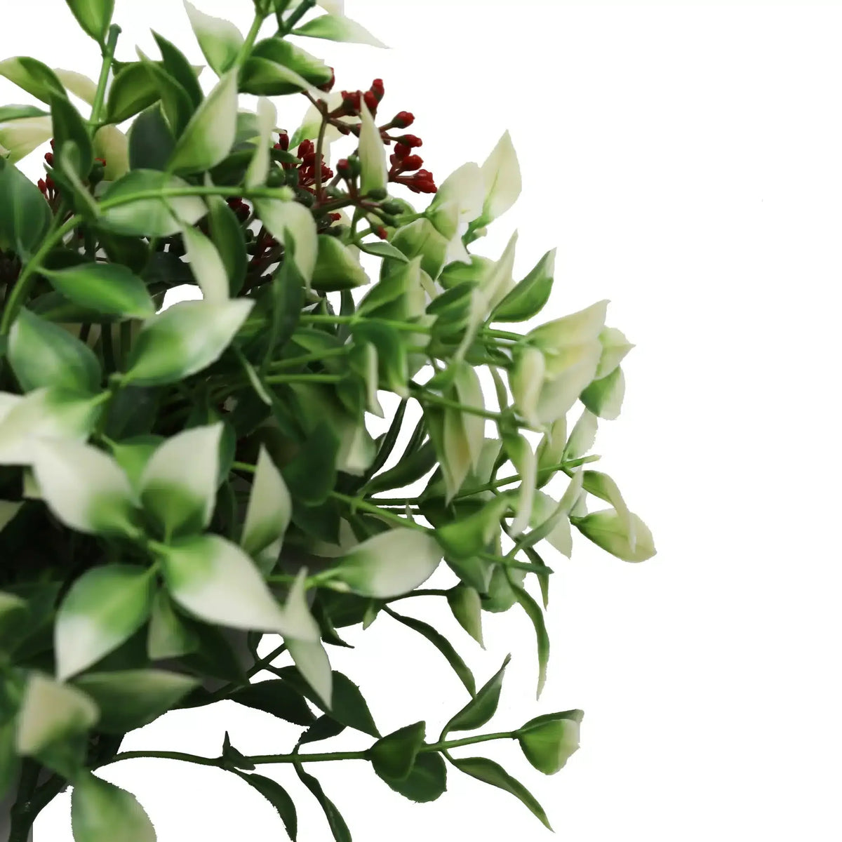 Artificial Flowering Holly Plant Stem UV Resistant 26cm - Image 2