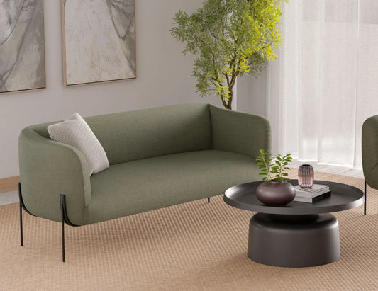 Belle 2.5 Seater Sofa - Kelp Green