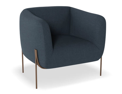 Belle Lounge Chair - Midnight Blue