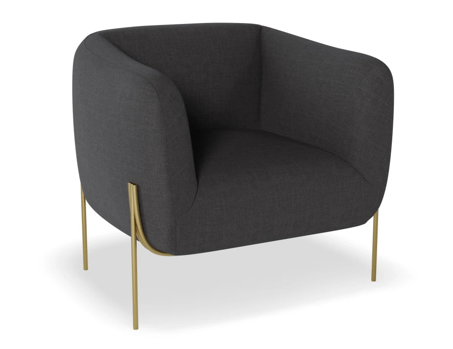 Belle Lounge Chair - Storm Grey