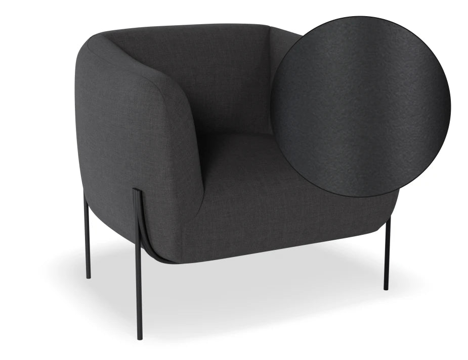 Belle Lounge Chair - Storm Grey