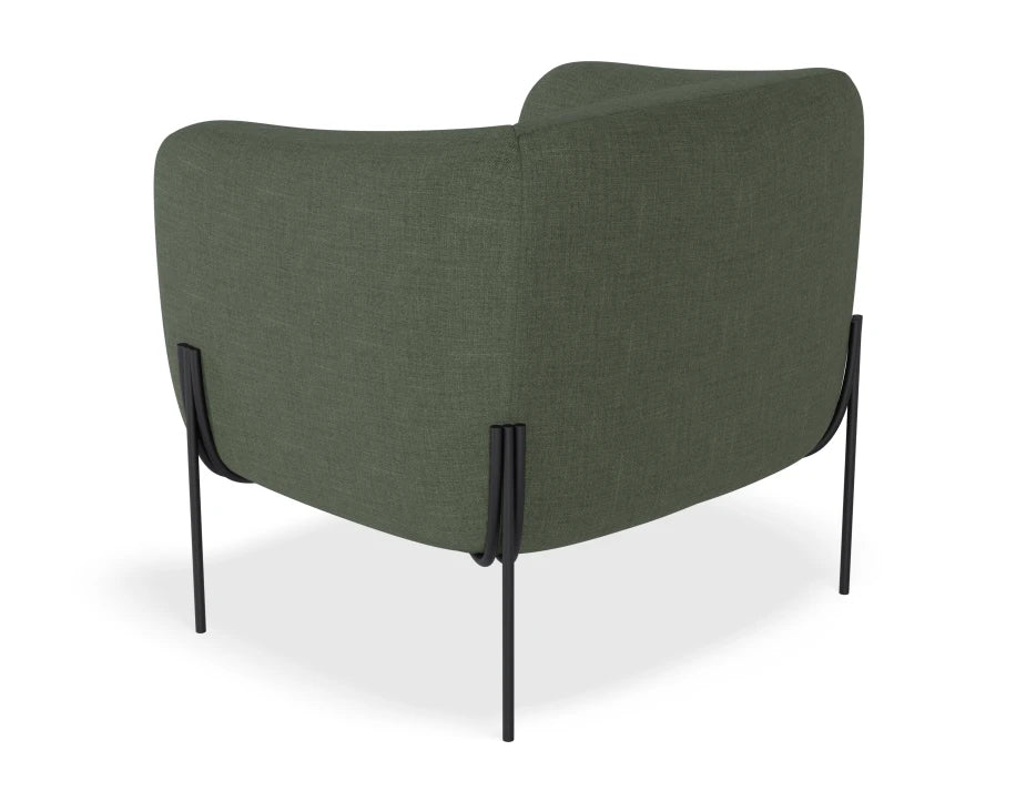 Belle Lounge Chair - Kelp Green