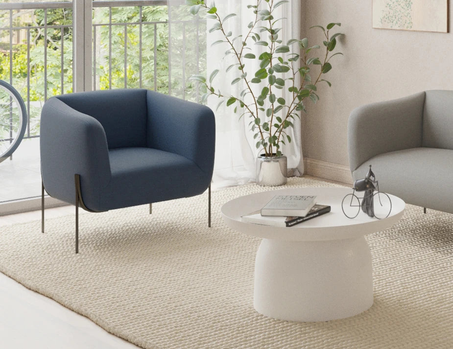 Belle Lounge Chair - Midnight Blue