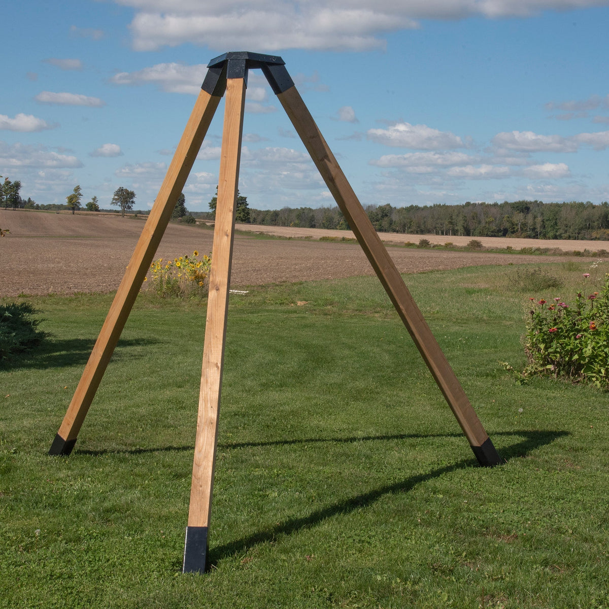 Vivere Steel Tripod BRAKITS for 4x4 Posts - Black