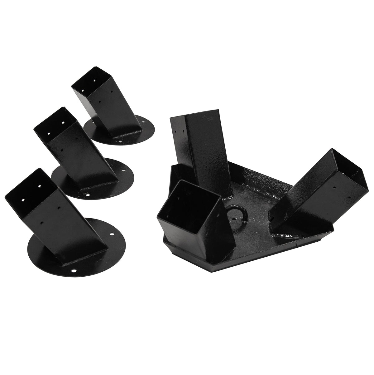 Vivere Steel Tripod BRAKITS for 4x4 Posts - Black