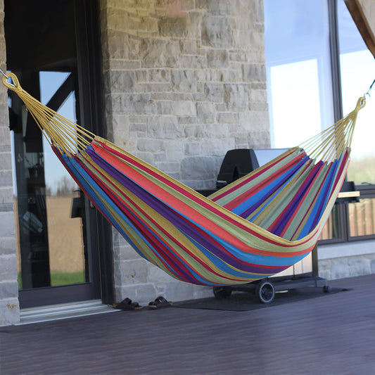 Vivere Brazilian Style Cotton Hammock - Tropical