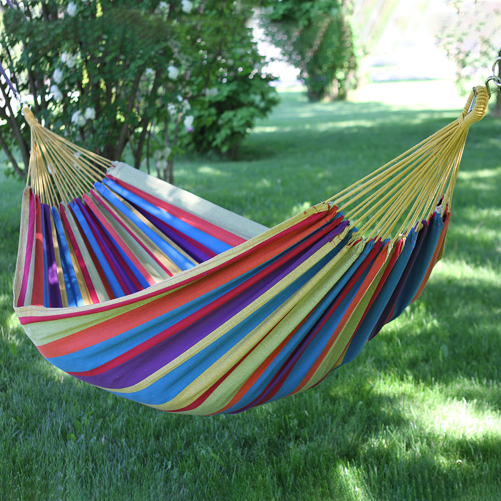 Vivere Brazilian Style Cotton Hammock - Tropical