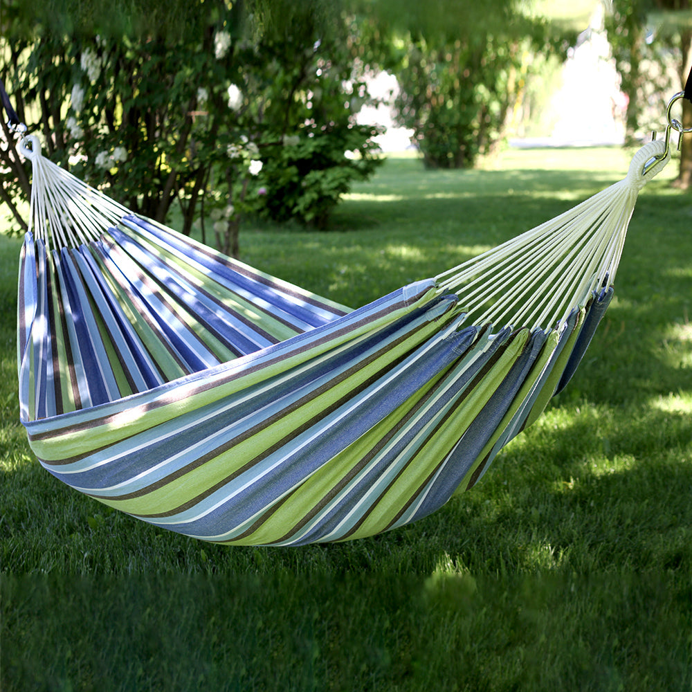 Vivere Brazilian Style Cotton Hammock - Oasis