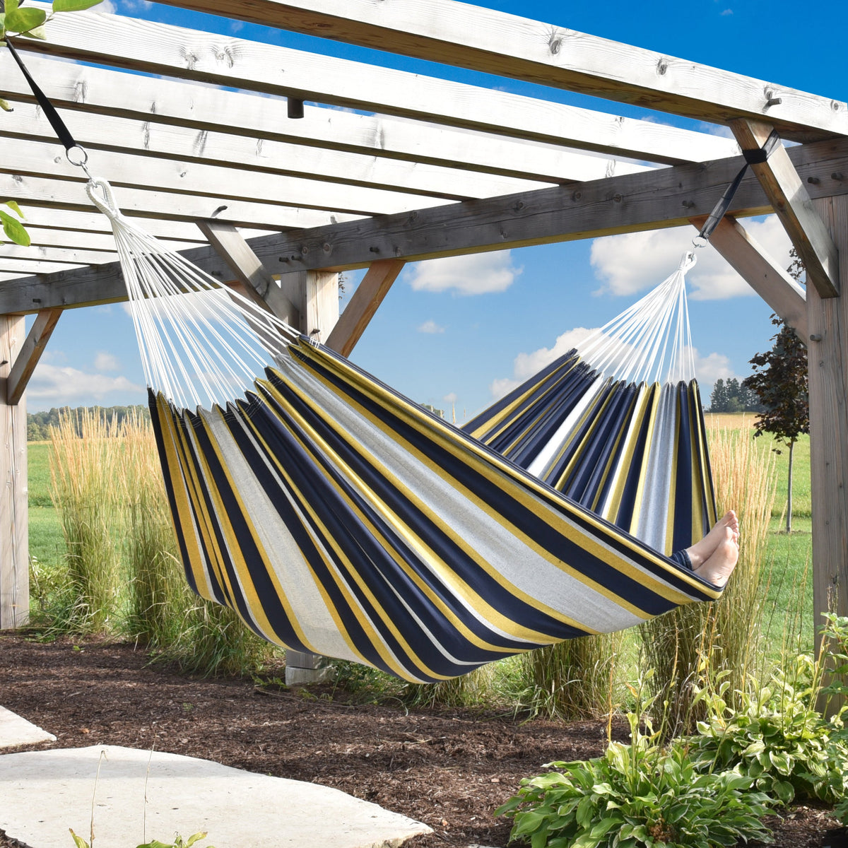Vivere Brazilian Style Cotton Hammock - Serenity