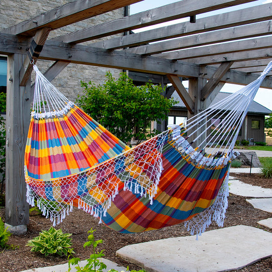 Vivere Authentic Brazilian Tropical Hammock - Carnival