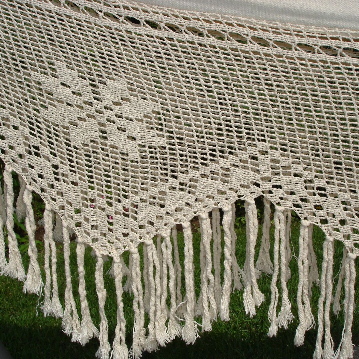 Vivere Deluxe Brazilian Style Cotton Hammock (Double) - Natural