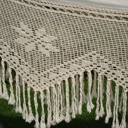 Vivere Deluxe Brazilian Style Cotton Hammock (Double) - Natural