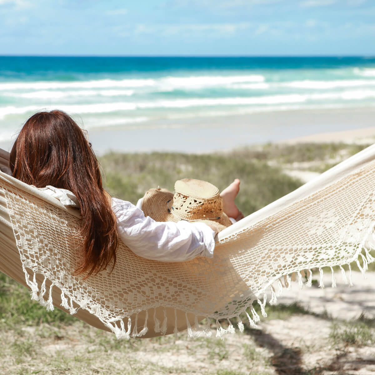 Vivere Authentic Brazilian Elegant Hammock Antique