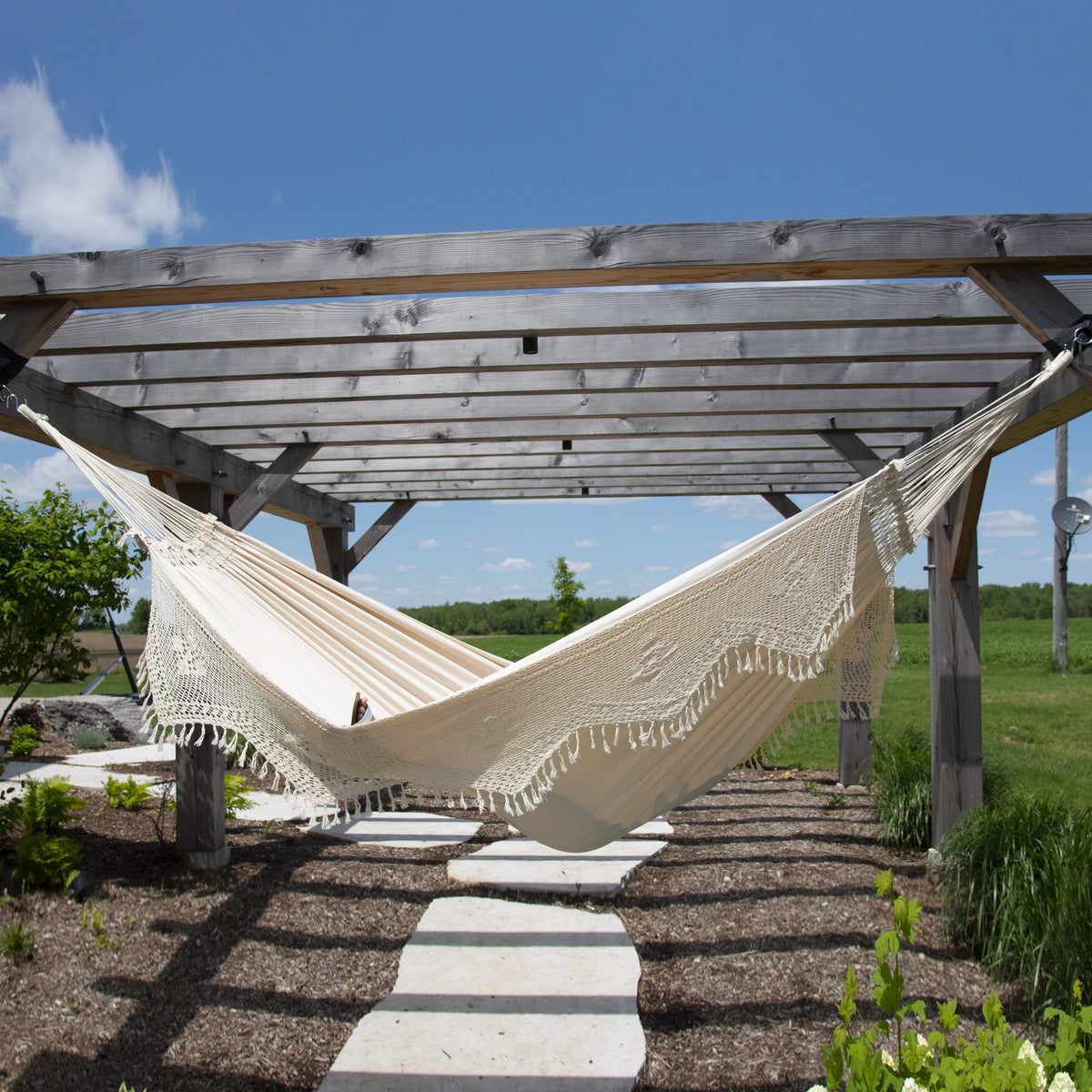 Vivere Authentic Brazilian Elegant Hammock Antique