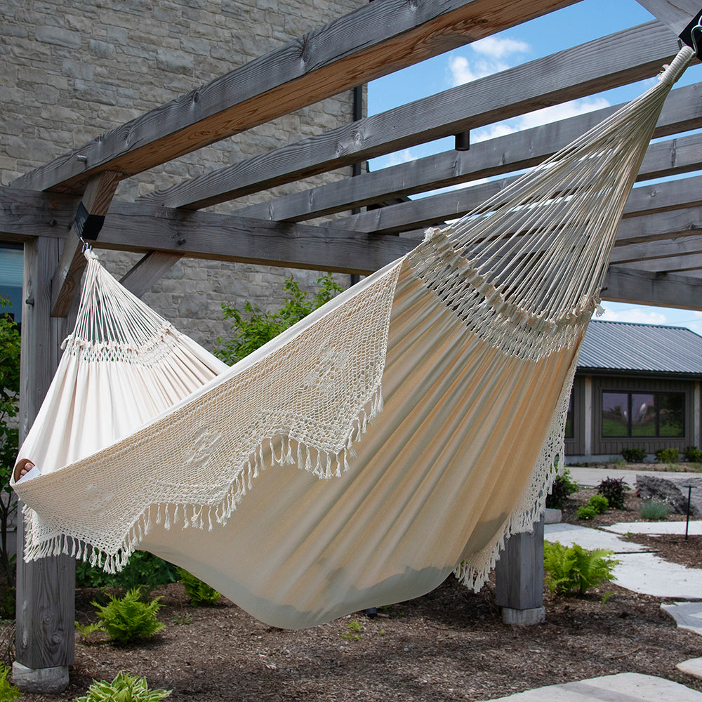 Vivere Authentic Brazilian Elegant Hammock Antique