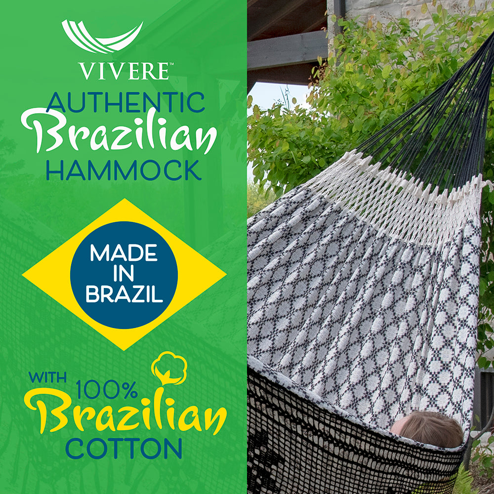 Vivere Authentic Brazilian Luxury Hammock - Luxo