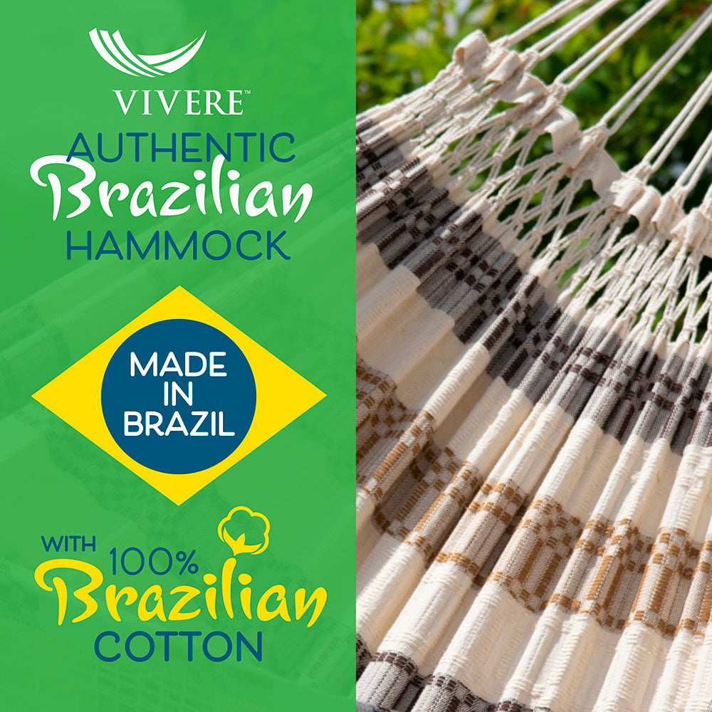 Vivere Authentic Brazilian Luxury Hammock - Costa
