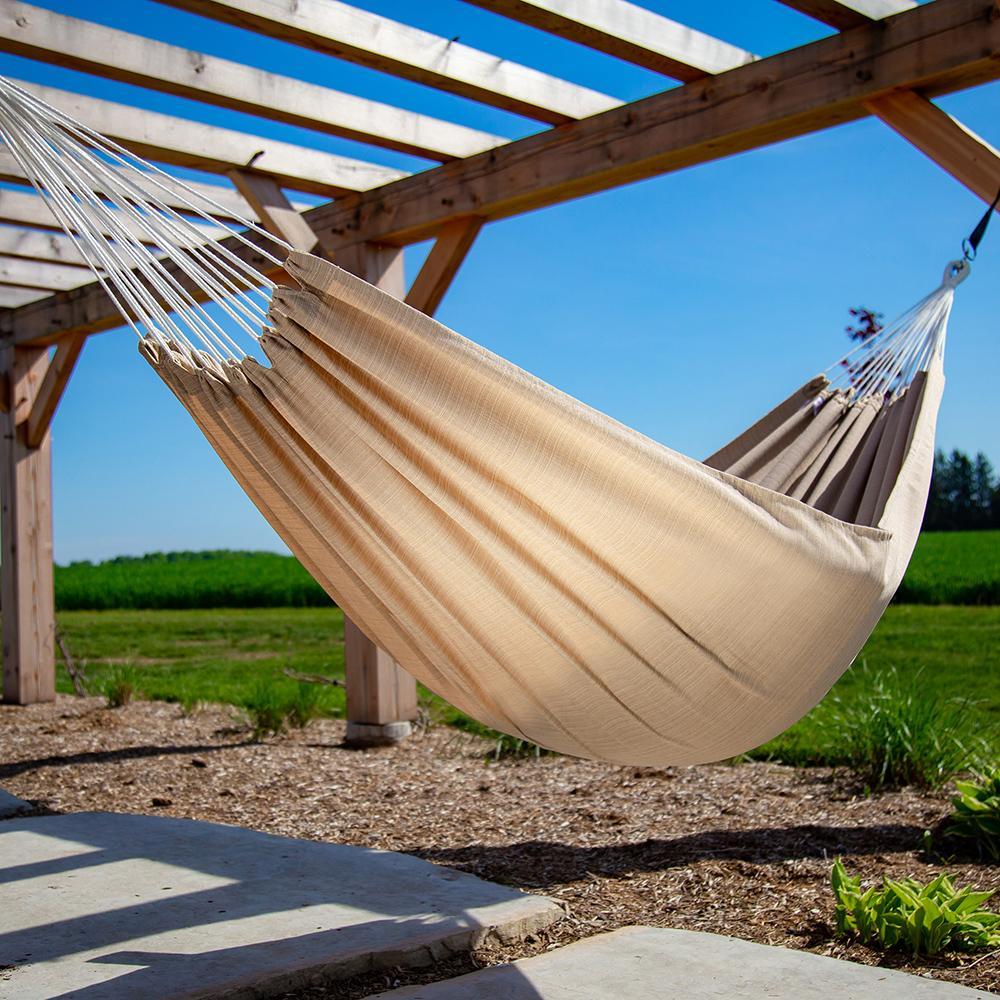 Vivere Brazilian Style Sunbrella Hammock - Sand
