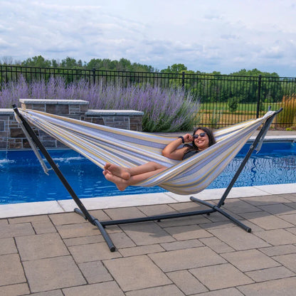 Vivere Latin Double Cotton Hammock - Solis