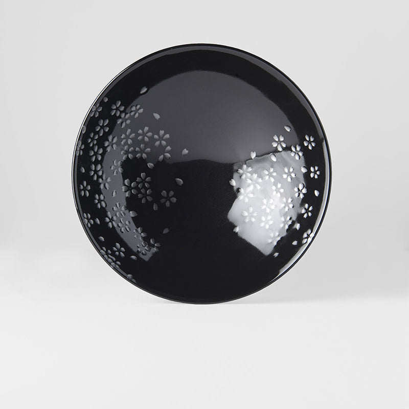 Bowl 25cm Silver Sakura Design - Image 3