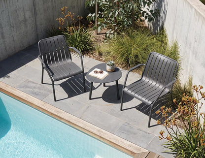 Roku Lounge Chair - Outdoor - Charcoal