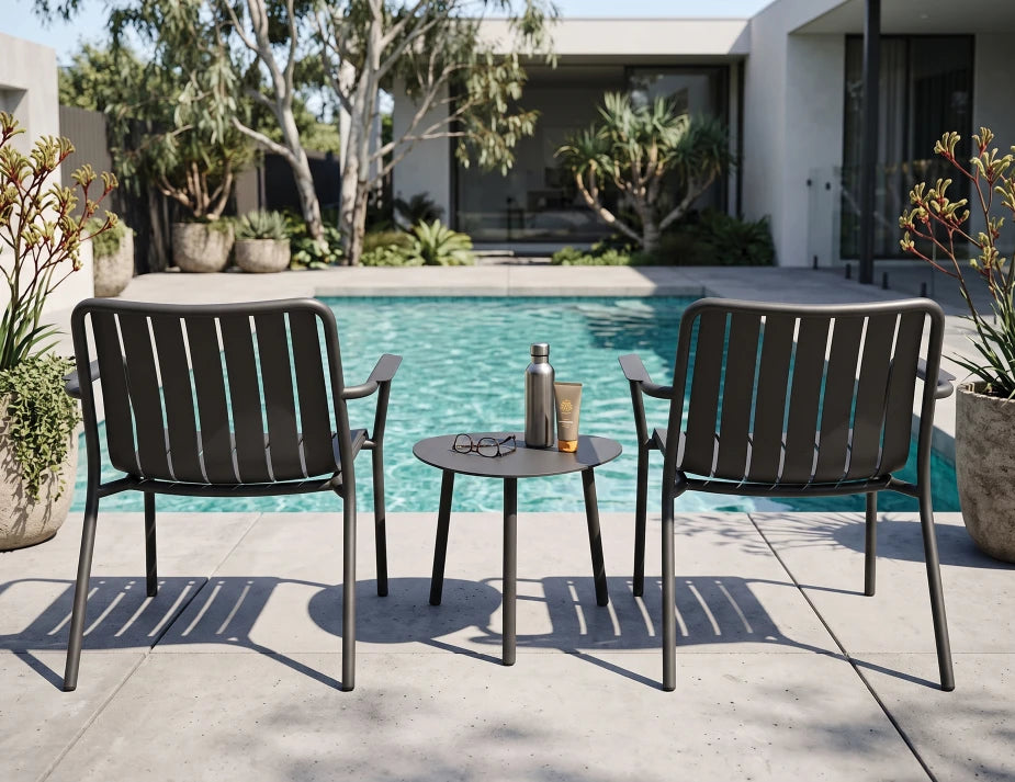 Roku Lounge Chair - Outdoor - Charcoal