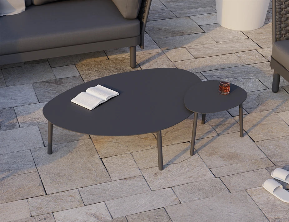 Cetara Coffee Table - Outdoor - Charcoal - Large