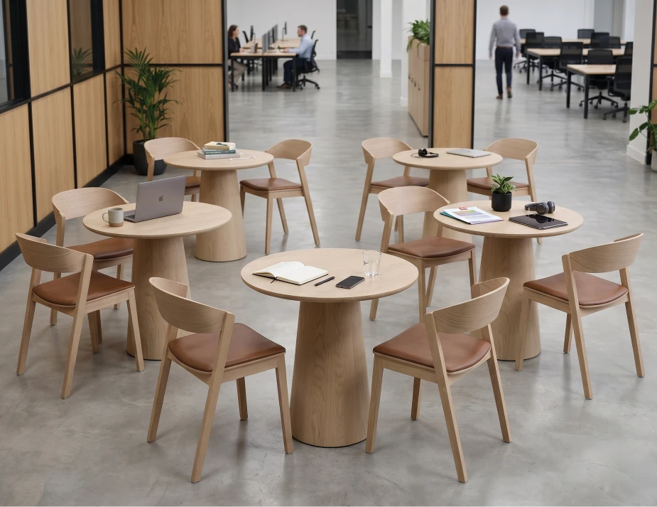 Grayson Dining Chair - Natural - Upholstered