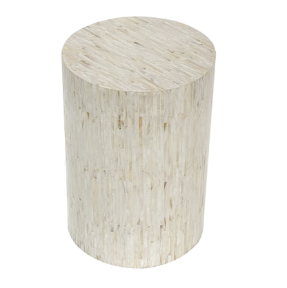 Coralie Mother of Pearl Round Stool 47.5cm