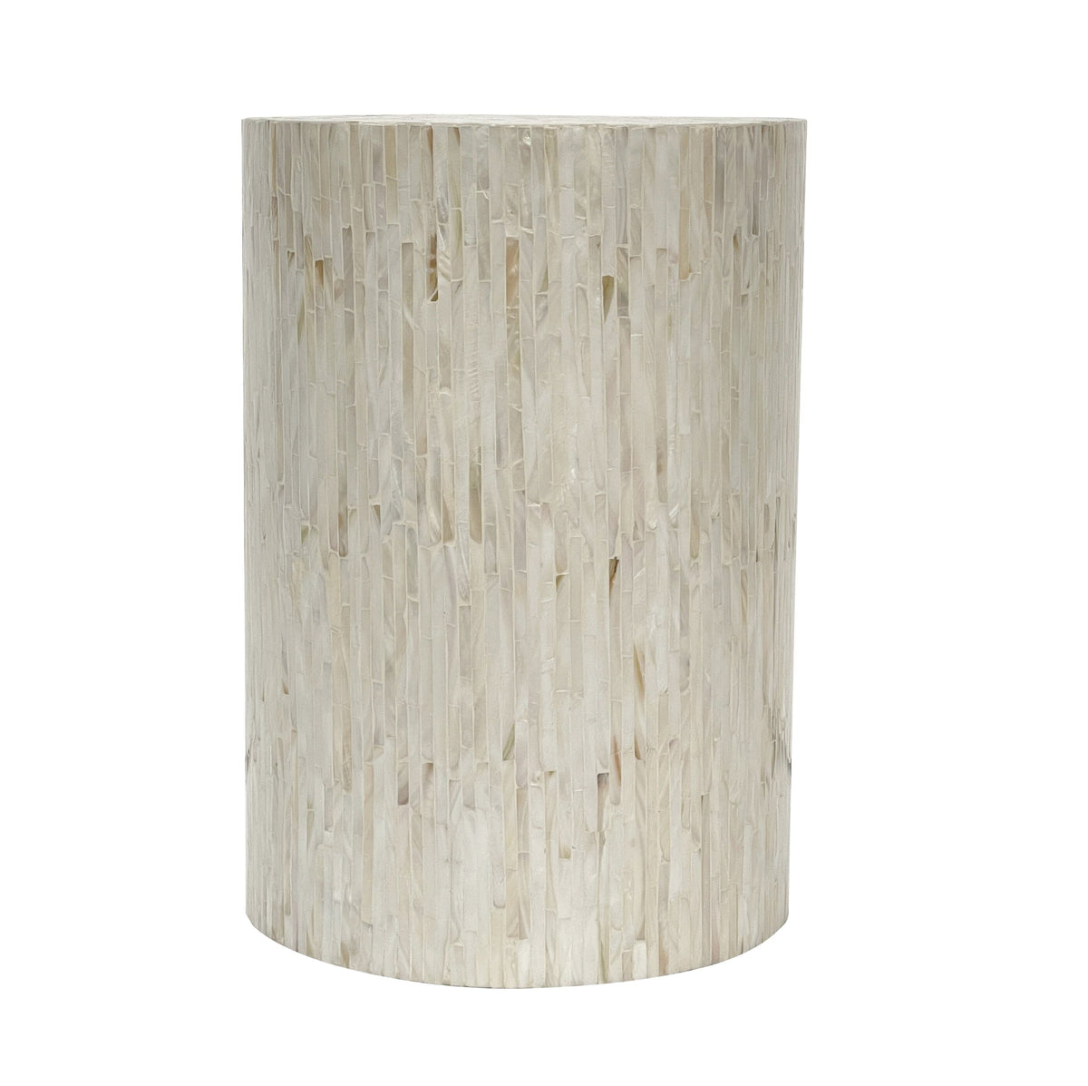 Coralie Mother of Pearl Round Stool 47.5cm
