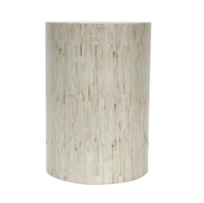 Coralie Mother of Pearl Round Stool 47.5cm