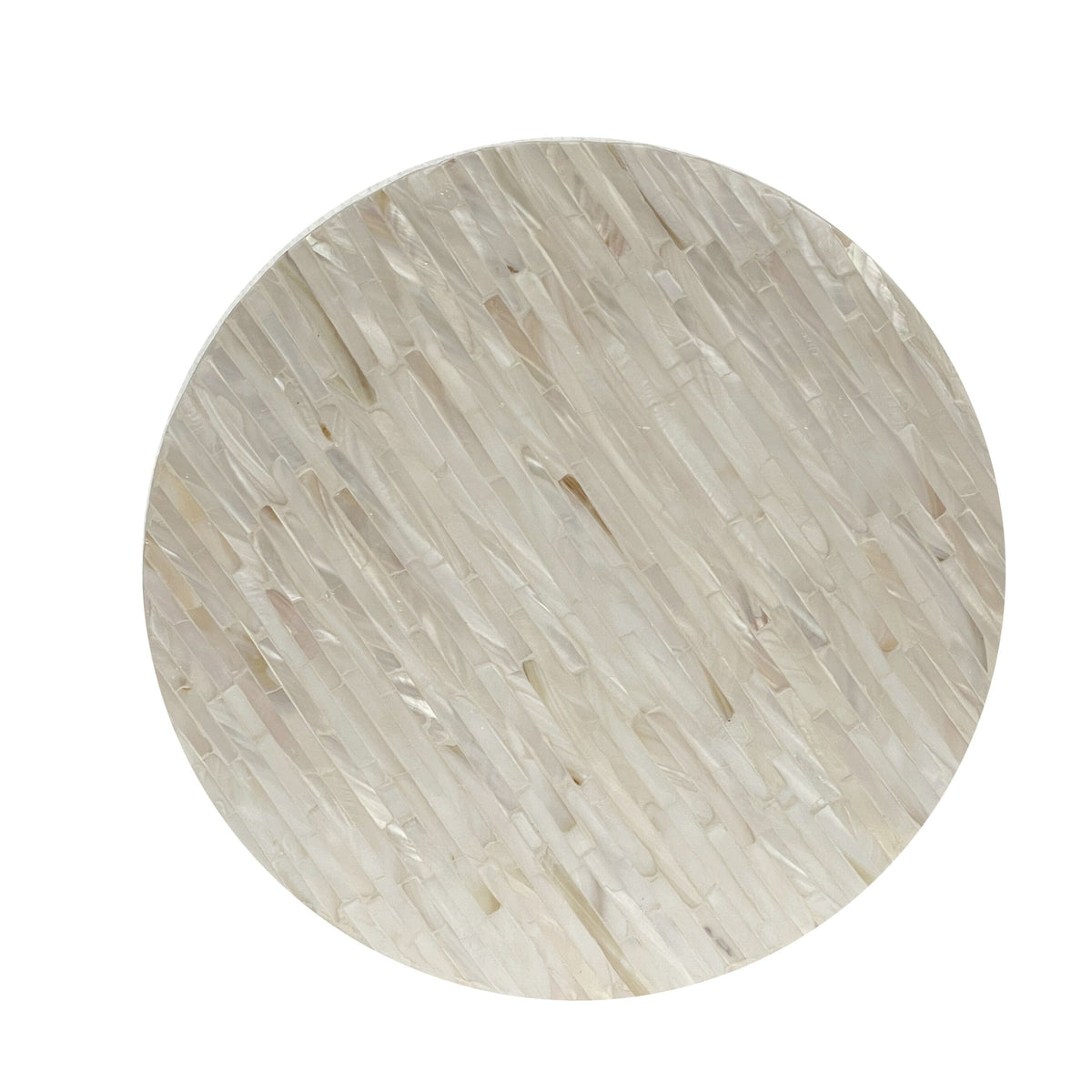 Coralie Mother of Pearl Round Stool 47.5cm