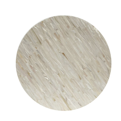 Coralie Mother of Pearl Round Stool 47.5cm