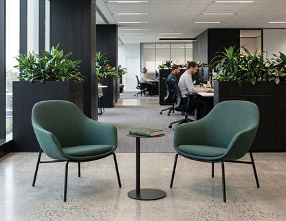 Core Lounge Chair - 4 Post Base - Green