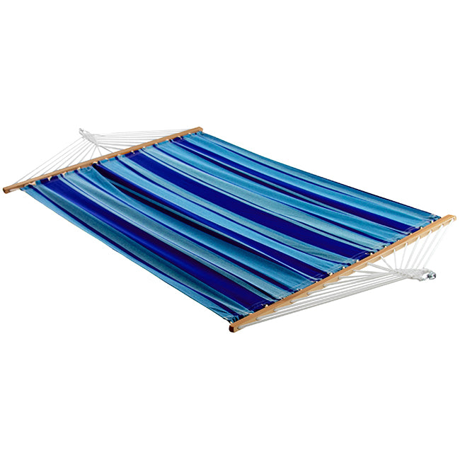 Vivere Cotton Spreader Bar Hammock - Island Breeze