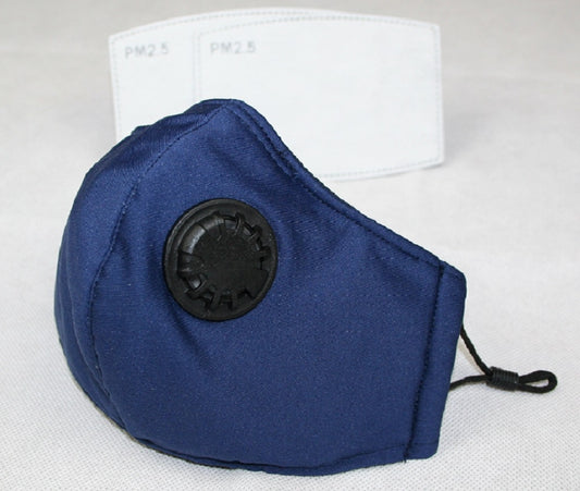 Adult Face Mask w/ 2 Filters Blue - Made in Vietnam