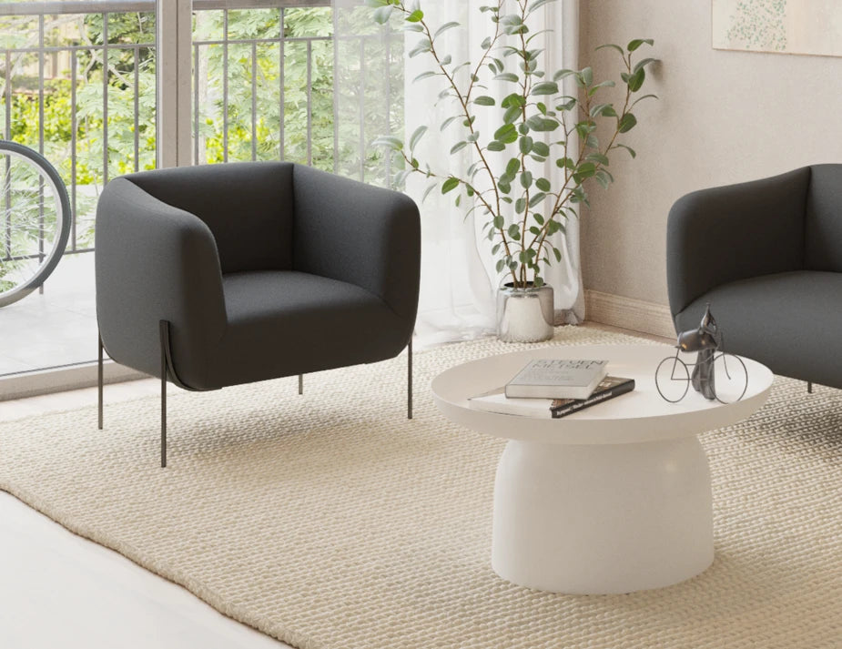 Belle Lounge Chair - Storm Grey