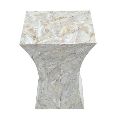 Delphine Round Mother of Pearl Side Table 40cm