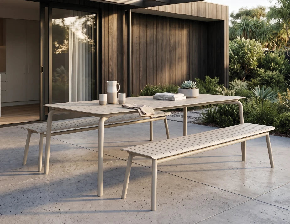Roku Bench 190cm - Outdoor - Latte